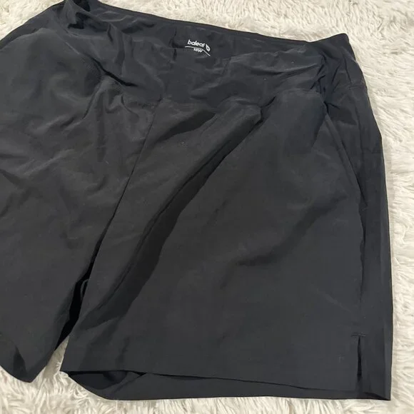 Baleaf womens black NWT lined biking shorts 18W UPF 50+ pull on - Picture 3 of 12